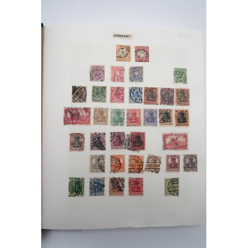 448 - An extensive worldwide stamp collection, mostly used, in 29 albums and a few stock books together wi... 