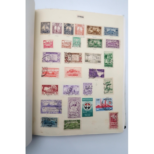 448 - An extensive worldwide stamp collection, mostly used, in 29 albums and a few stock books together wi... 