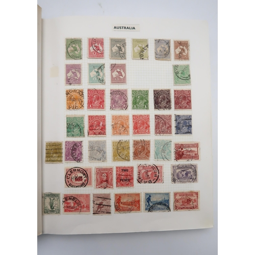 448 - An extensive worldwide stamp collection, mostly used, in 29 albums and a few stock books together wi... 