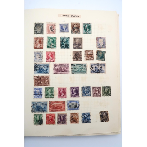 448 - An extensive worldwide stamp collection, mostly used, in 29 albums and a few stock books together wi... 