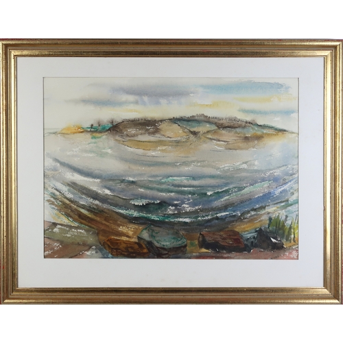 2982 - JAMES MILLAR (SCOTTISH FL.1950-1972)ISLE OF LUINGWatercolour, signed lower right, 35.5 x 49.5cm (14 ... 