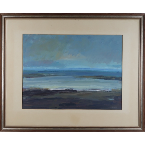 2985 - JAMES FULLARTON (SCOTTISH B.1946)WEST COAST SCENE Acrylic, signed lower right, dated (19(75), 3... 