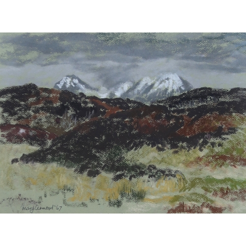 2993 - † MARY ARMOUR RSA RSW (SCOTTISH 1902-2000)ROSS BEINN, ARISAIG Pastel on grey paper, signed lower lef... 