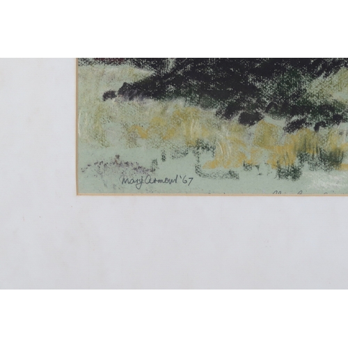 2993 - † MARY ARMOUR RSA RSW (SCOTTISH 1902-2000)ROSS BEINN, ARISAIG Pastel on grey paper, signed lower lef... 