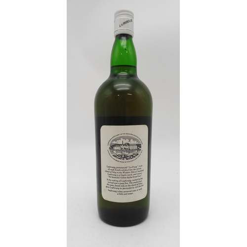 2691 - LAPHROAIG UNBLENDED 10 YEARS OLD SCOTCH WHISKYOne Bottle Of Laphroaig Unblended Islay Malt Scotch Wh... 