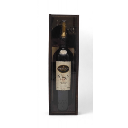 2693A - GLENGOYNE SINGLE CASK 104One Bottle Of Glengoyne Single Malt Scotch Whisky Distilled February 1985, ... 