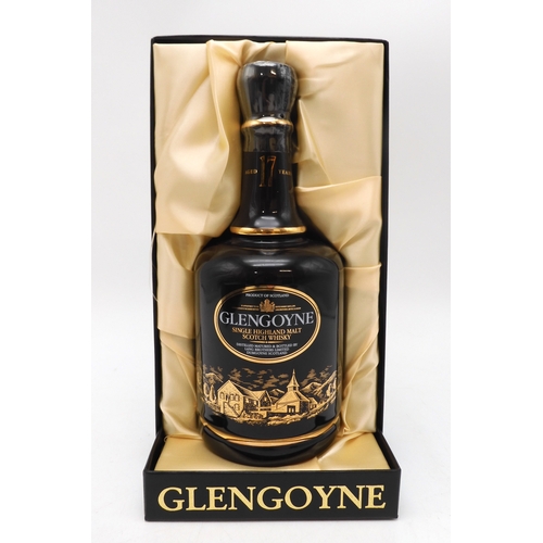 2693G - GLENGOYNE 17 YEAR OLDOne Boxed Decanter Of Glengoyne 17 Year Old Single Highland Malt Scotch Whisky ... 