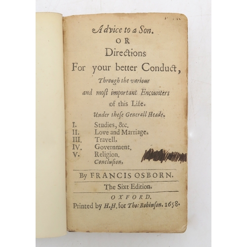 2669 - A COLLECTION OF 17th CENTURY VOLUMESLilly, William Christian Astrology modestly Treated of in three ... 