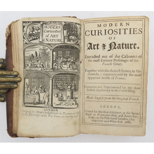 2670 - L'EMERY, NICOLAS MODERN CURIOSITIES OF ART AND NATUREExtracted out of the Cabinets of the most Emine... 