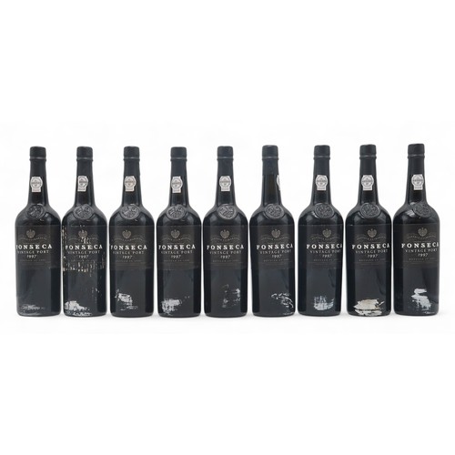 2680A - FONSECA VINTAGE PORT 1997Nine Bottles of Fonesca's Vintage Port 1997 75cl 20.5% vol (9)... 