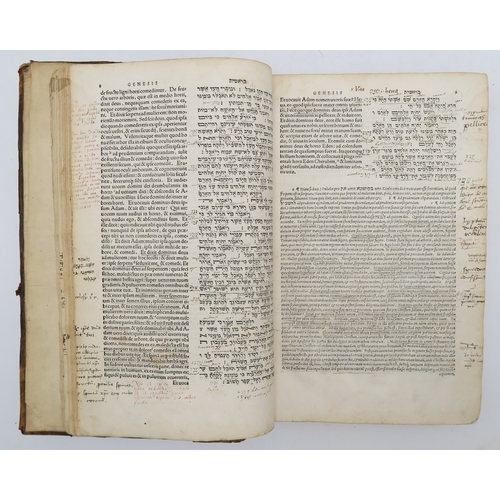 2672 - BIBLE, HEBREW AND LATIN: HEBRAICA BIBLIASebastian Münster (trans.), Basilae (Basel), Michael Isingri... 