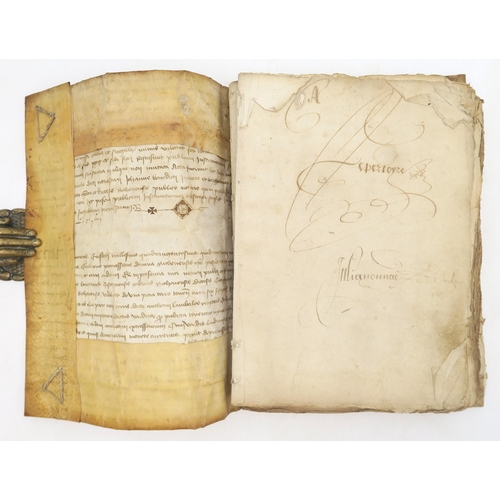 2673 - AN EARLY-17th CENTURY FRENCH MANUSCRIPT BOOKKept by a Monsieur Mignonnac, apparently a notary or sol... 