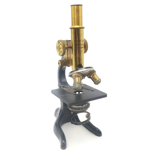 2649 - A LATE-19th CENTURY COMPOUND MONOCULAR MICROSCOPE BY CARL ZEISS, JENAWith maker's name and serial nu... 