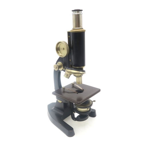 2649 - A LATE-19th CENTURY COMPOUND MONOCULAR MICROSCOPE BY CARL ZEISS, JENAWith maker's name and serial nu... 