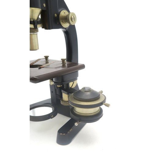 2649 - A LATE-19th CENTURY COMPOUND MONOCULAR MICROSCOPE BY CARL ZEISS, JENAWith maker's name and serial nu... 