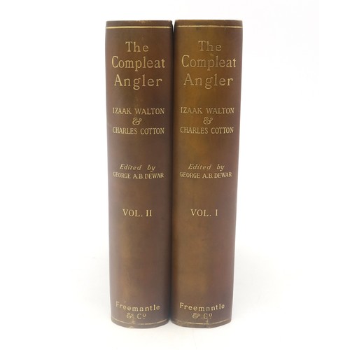 2674 - WALTON, IZAAK & COTTON, CHARLES THE COMPLEAT ANGLEROr the Contemplative Man's Recreation, Being ... 