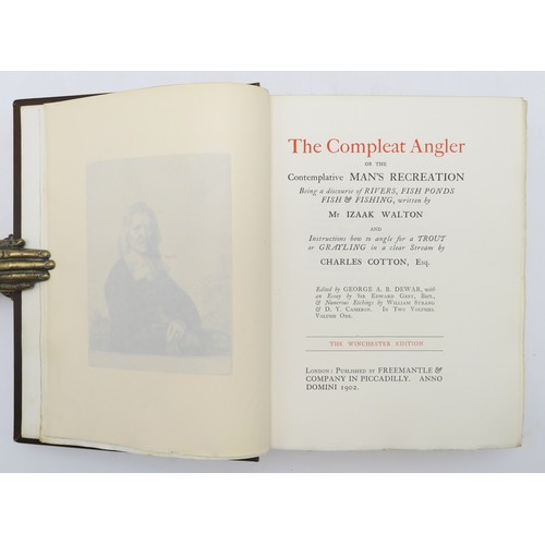 2674 - WALTON, IZAAK & COTTON, CHARLES THE COMPLEAT ANGLEROr the Contemplative Man's Recreation, Being ... 