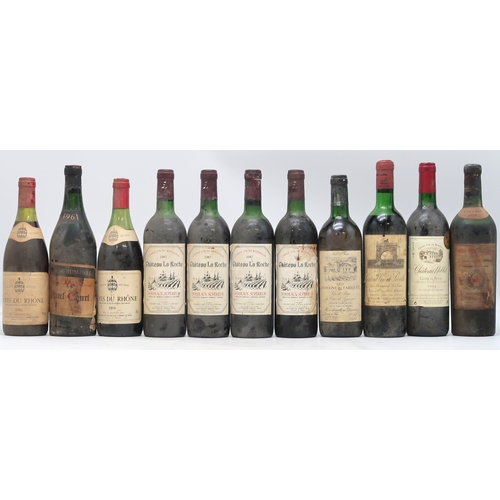 2696 - TWENTY TWO BOTTLES OF WINE Grand Vin de Leoville du Marquis de Las Cases Saint-Julien 1969, Chateau ... 