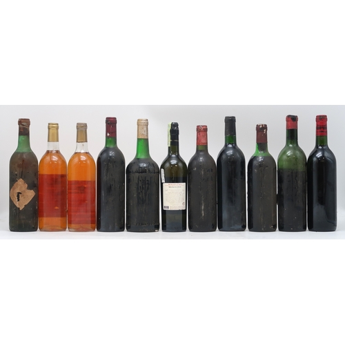 2696 - TWENTY TWO BOTTLES OF WINE Grand Vin de Leoville du Marquis de Las Cases Saint-Julien 1969, Chateau ... 