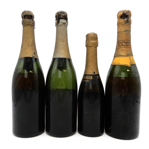 2696A - CHAMPAGNE Two Bottles of Renaudin Bollinger & Co. Ay Champagne Vintage 1953, One Bottle Of Veuve... 