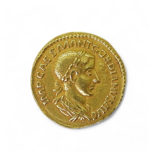 2550 -  GORDIAN III (MARCUS ANTONIUS GORDIANUS) (238-244)ObverseBust of Gordian III laureate draped and cui... 