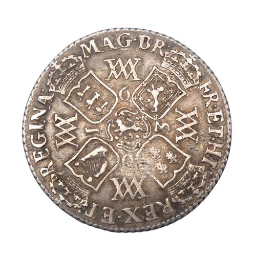 WILLIAM III, MARY (1689-1694) 1 SHILLING 1693