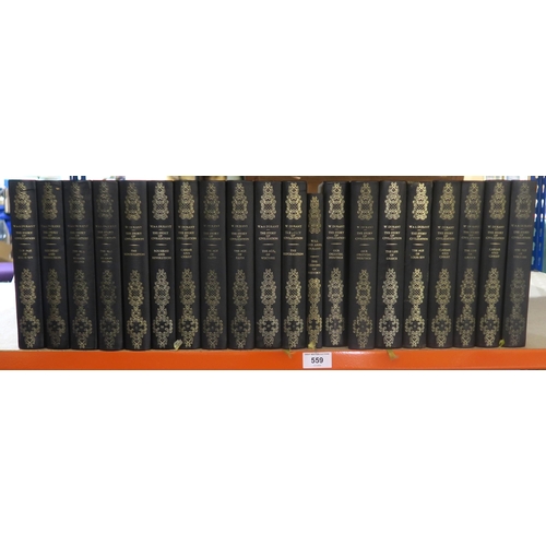 559 - Durant, Will and Ariel The Story of CivilisationEdito-Service, Geneva, 20 volumes, decoratively boun... 