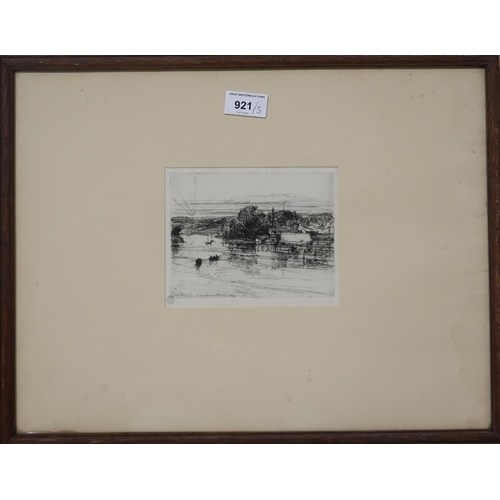 921 -  A COLLECTION OF ETCHINGS To include Alex Gibson, Kathleen G. Jeffries and William E.C. Mo... 