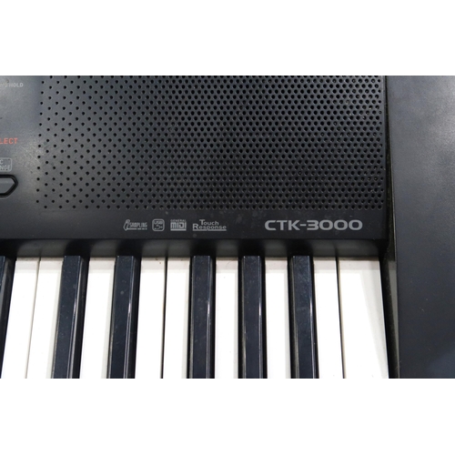 475 - A Casio CTK-3000 61-key portable keyboard