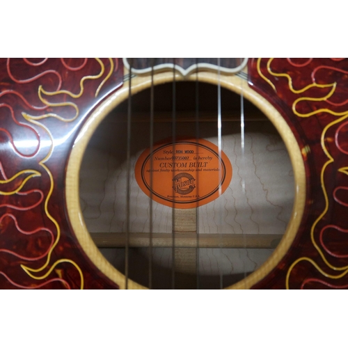 480 - GIBSON 'RON WOOD' CUSTOM c.1997limited edition of 100, with maple back and sides and a spruce top, f... 