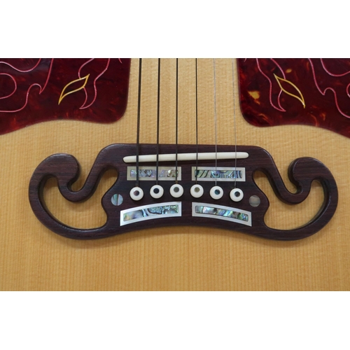 480 - GIBSON 'RON WOOD' CUSTOM c.1997limited edition of 100, with maple back and sides and a spruce top, f... 