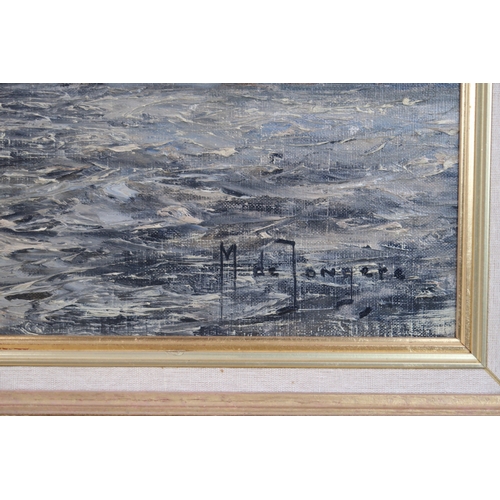 3010 - † MARINUS DE JONGHERE (DUTCH 1912-1978)A BUSY PORT, POSSIBLY ROTTERDAMOil on canvas, signed lower ri... 