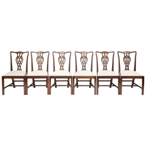 2064 - A LARGE 19TH CENTURY STYLE MAHOGANY WIND OUT EXTENDING DINING TABLE AND FOURTEEN CHAIRStable with D ... 