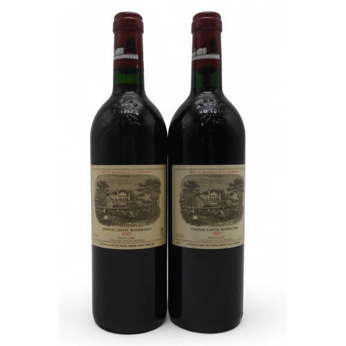 2697E - CHATEAU LAFITE ROTHSCHILD 1997 PAUILLACTwo bottles of Chateau Lafite Rothschild 1997 Pauillac 13%vol... 