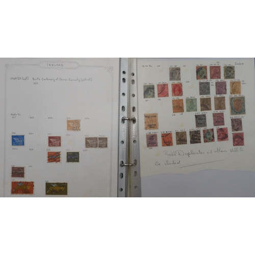 488 - BRITISH COMMONWEALTH, DOMINIONS AND CROWN DEPENDENCIES A stamp collection to include The Coloni... 