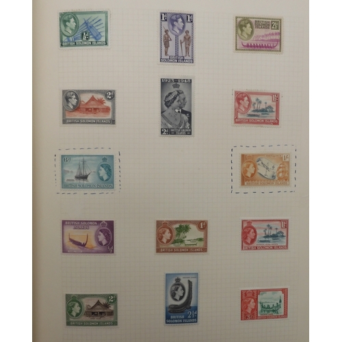 493 - COMMONWEALTH & GREAT BRITAIN STAMPSAn album of unused and used stamps mostly hinged with Aden 19... 