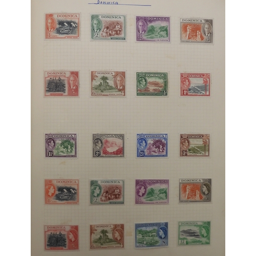 493 - COMMONWEALTH & GREAT BRITAIN STAMPSAn album of unused and used stamps mostly hinged with Aden 19... 