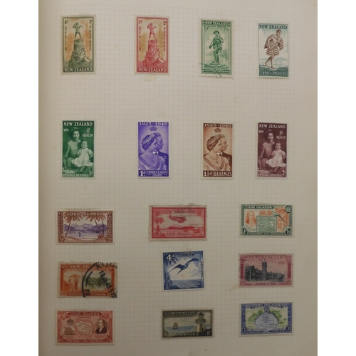 493 - COMMONWEALTH & GREAT BRITAIN STAMPSAn album of unused and used stamps mostly hinged with Aden 19... 