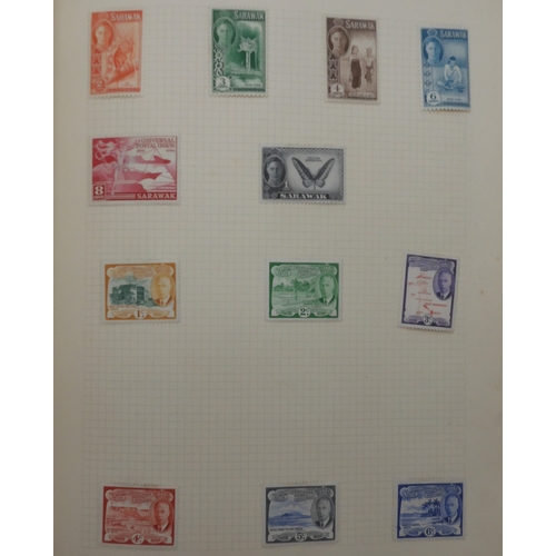 493 - COMMONWEALTH & GREAT BRITAIN STAMPSAn album of unused and used stamps mostly hinged with Aden 19... 