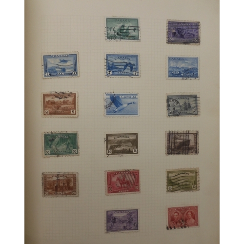 493 - COMMONWEALTH & GREAT BRITAIN STAMPSAn album of unused and used stamps mostly hinged with Aden 19... 