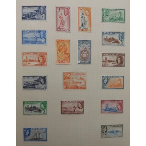 493 - COMMONWEALTH & GREAT BRITAIN STAMPSAn album of unused and used stamps mostly hinged with Aden 19... 