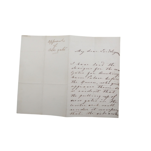 416 - ROYAL AUTOGRAPHS AND EPHEMERAA letter short from Prince Albert of Saxe-Coburg and Gotha, consort of ... 