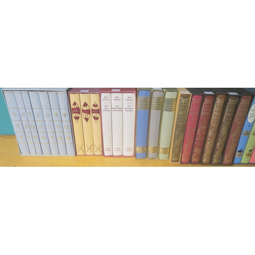 437 - FOLIO SOCIETYAssorted works of classic literature, including the collected works of Jane Austen, Rud... 