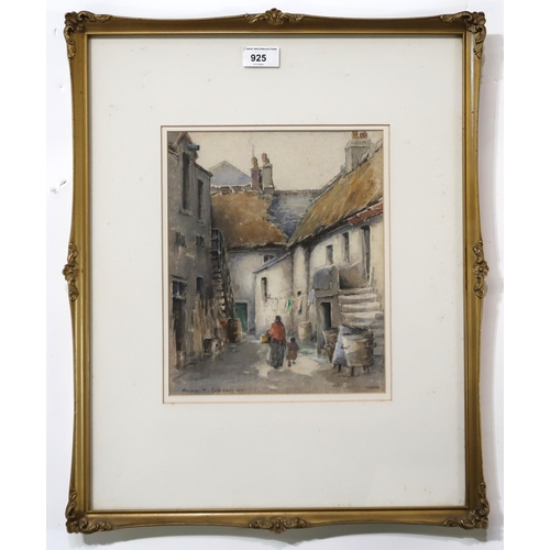 925 - ALEX ROY GIBSON (SCOTTISH 1880-1968) OLD KILSYTH, LOCKHARTS BAKERY Watercolour, signed low... 