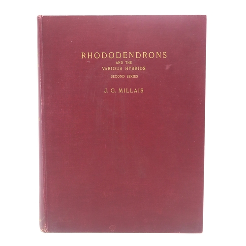 2665C - MILLAIS, JOHN GUILLE RHODODENDRONS AND THE VARIOUS HYBRIDSSecond Series, Longmans, Green and Co., Lo... 