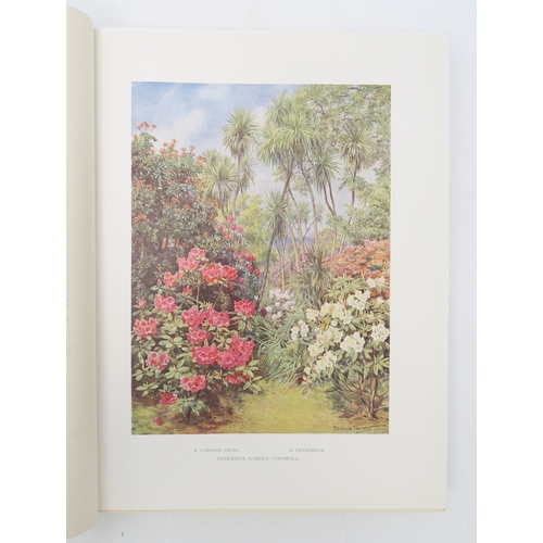 2665C - MILLAIS, JOHN GUILLE RHODODENDRONS AND THE VARIOUS HYBRIDSSecond Series, Longmans, Green and Co., Lo... 