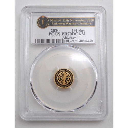 309 - Elizabeth II (1952-2022) The 2020 100th Anniversary of Unknown Warrior Gold Proof Sovereig... 