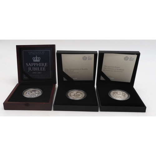 368 - A lot comprising twelve various silver commemorative coins 