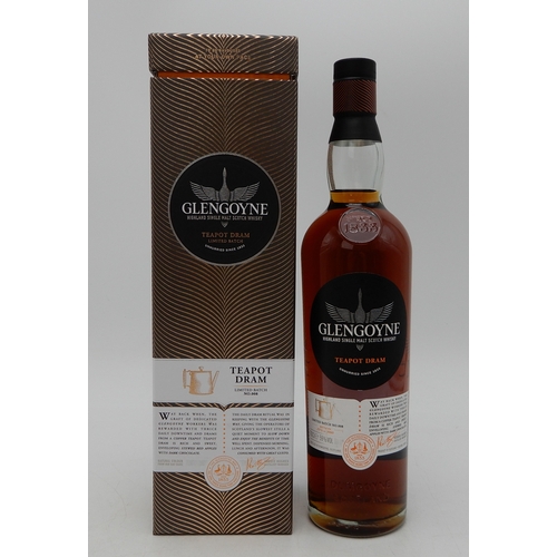 2691C - GLENGOYNE TEAPOT DRAM BATCH NO. 008One bottle of cask strength  Glengoyne Highland Single Malt Scotc... 