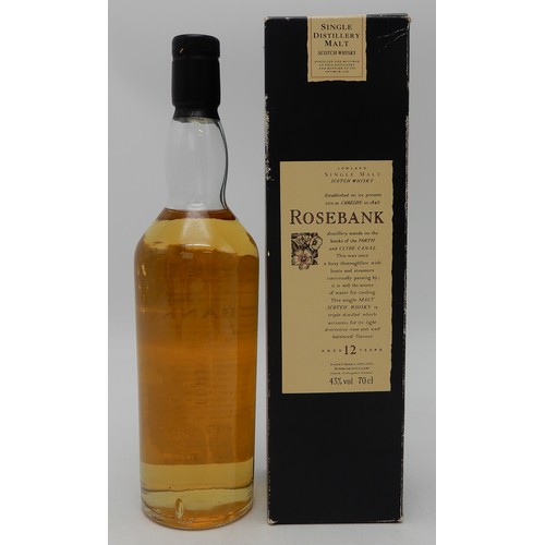 2682B - ROSEBANK FLORA & FAUNA One bottle of Rosebank Lowland Single Malt Scotch Whisky, Aged 12 ye... 